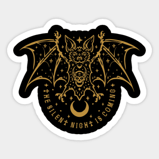 Vintage,Nightmare,Bat Sticker